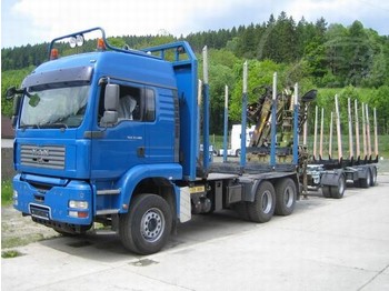 MAN TGA 33.480 6x4 BB lesák - Forestry trailer
