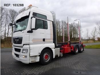 MAN TGX33.680 6X4 XXL RETARDER HUB REDUCTION EURO 5  - Forestry trailer