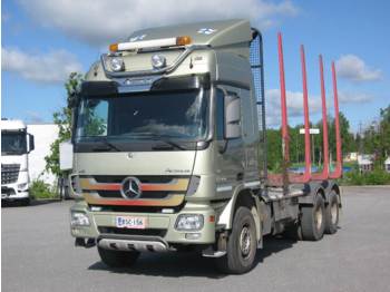 Mercedes-Benz ACTROS 2660-6x4/ 45 - Forestry trailer