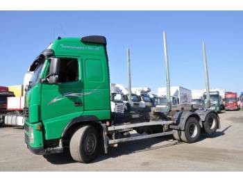 Volvo FH12 6X2 460 Parabel - Forestry trailer