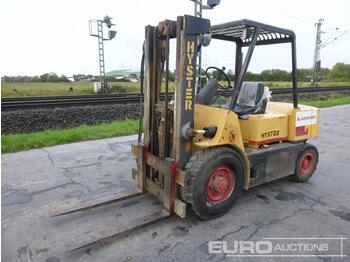 Forklift Hyster H70E Diesel Forklift, Free Lift Mast, Forks (Does not Conform to CE Standards Safety Defect – Missing Seatbelt): picture 1