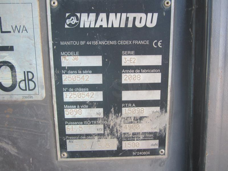 Diesel forklift Manitou MC30: picture 16