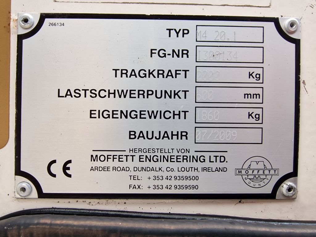 Truck mounted forklift Moffett M4 20.1 Mitnahmestapler / 2009: picture 17