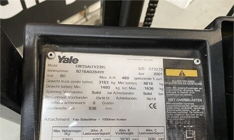 Diesel forklift Yale ERP25ALF: picture 7