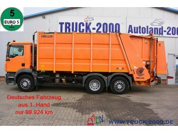 Garbage truck for transportation of garbage MAN TGM 26.290 Zöller Medium XL-S 22 + Zöller Delta: picture 1