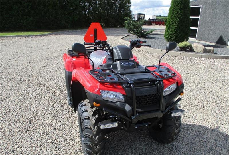 ATV/ Quad Honda TRX 420FE Traktor STORT LAGER AF HONDA ATV. Vi hj: picture 15