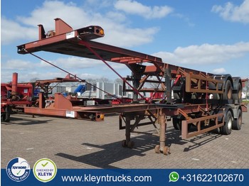 Container transporter/ Swap body semi-trailer Ackermann FRUEHAUF 40 FT 2 AXLES BPW full steel: picture 1