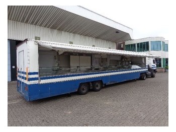 De Kraker GESLOTEN VISWAGEN 2-AS - Closed box semi-trailer