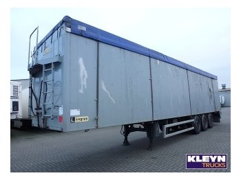 Legras SCHUBBODEN 93 M3 - Closed box semi-trailer