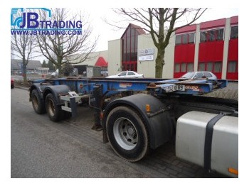 Coder Container 20 FT, Steel suspension - Container transporter/ Swap body semi-trailer