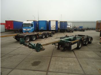 D-TEC LZV Dolly - D-Tec - 2x stuur as - EBS/ABS - Container transporter/ Swap body semi-trailer