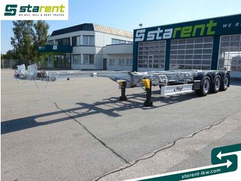 Container transporter/ Swap body semi-trailer Fliegl Containerchassis 1x20 / 2x20 / 1x30 / 1x40 /1x45