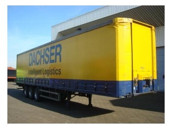 Kromhout SCHUIFZEIL/VAST DAK 3-AS - Curtainsider semi-trailer