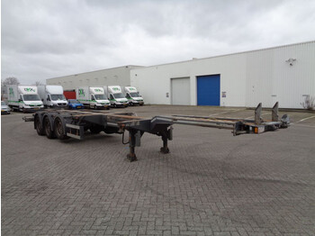 Container transporter/ Swap body semi-trailer D-Tec VCC-01 Flexitrailer 2x20/40/45 Ft, TUV, NL Trailer, TOP!!: picture 1
