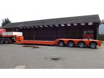 Low loader semi-trailer Doll T4H-L-S3/25  4 ASSER HYDRL. GESTUURD MET AFNEEMBARE ZWANENHALS: picture 1