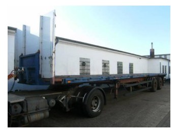 Blumhardt SAL 34.125 - Dropside/ Flatbed semi-trailer