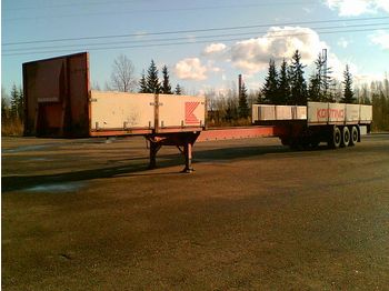 Fruehauf Netam - Dropside/ Flatbed semi-trailer