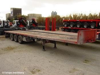 Lecitrailer PLAT. FIJA SR 3E - Dropside/ Flatbed semi-trailer