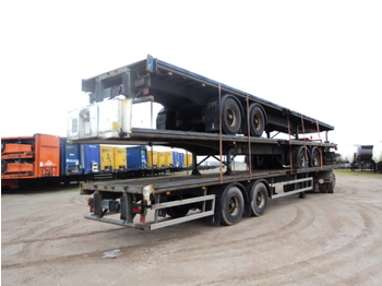  Montracon Plattform-Auflieger mit 2-Achsen - Dropside/ Flatbed semi-trailer