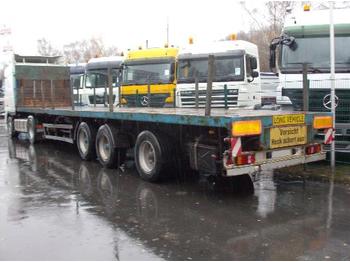  SDC 3-Achs-Sattelauflieger - teleskopierbar - Dropside/ Flatbed semi-trailer