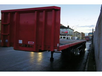  SDC Holzauflieger NEU 3 Achse ausziehbar bis 18m - Dropside/ Flatbed semi-trailer