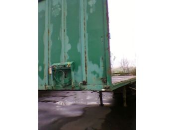 Trailor plateau met zijschotten - Dropside/ Flatbed semi-trailer