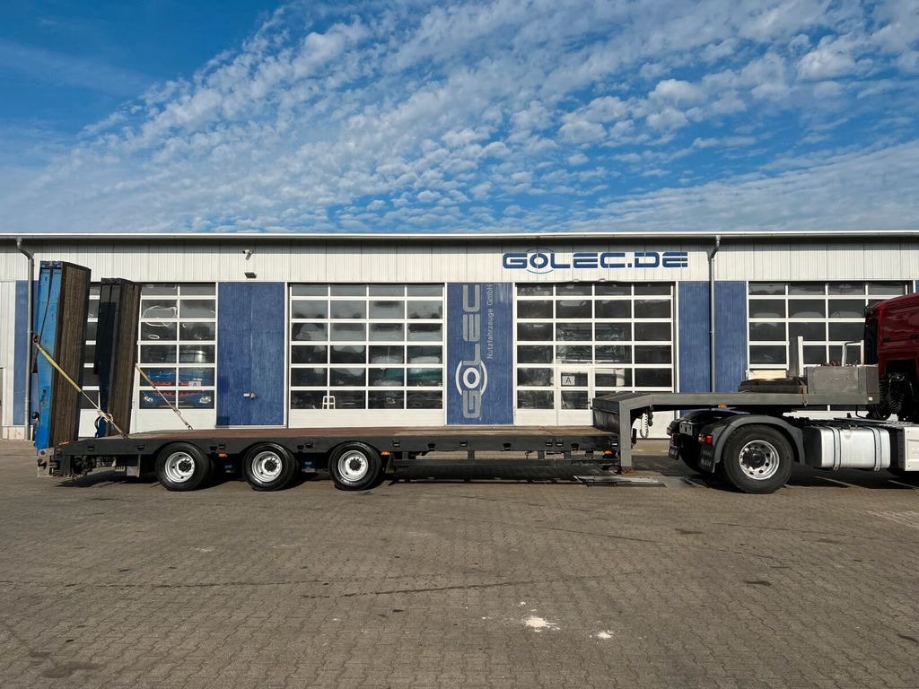 Low loader semi-trailer ES-GE Tieflader 3 Achse bis 48 Ton ausziehbar: picture 4