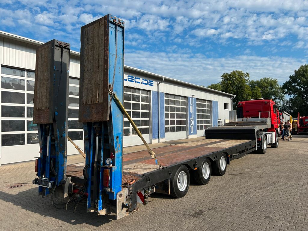 Low loader semi-trailer ES-GE Tieflader 3 Achse bis 48 Ton ausziehbar: picture 5