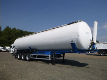 Tanker semi-trailer for transportation of flour Feldbinder Powder tank alu 63 m3 / 1 comp (tipping): picture 2