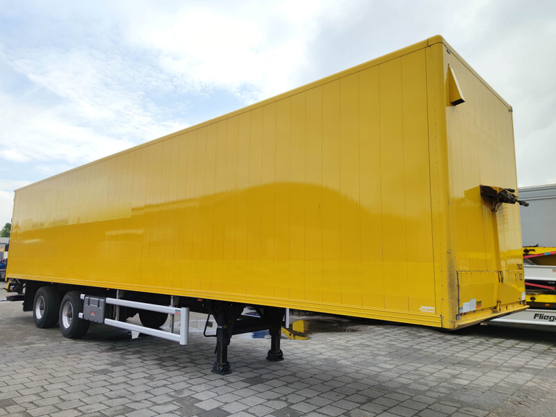 Closed box semi-trailer Floor FLO-12-18K1 - GeslotenOplegger - StuurAs - Luchtvracht - Rollerbanden - Goed werkend (O1440): picture 5