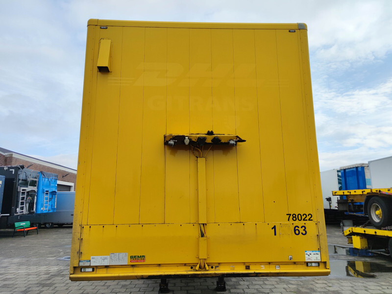 Closed box semi-trailer Floor FLO-12-18K1 - GeslotenOplegger - StuurAs - Luchtvracht - Rollerbanden - Goed werkend (O1440): picture 11