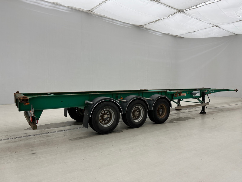 Container transporter/ Swap body semi-trailer Fruehauf Skelet 2 x 20-40 ft: picture 4