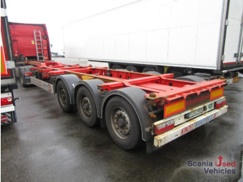 Container transporter/ Swap body semi-trailer KAESSBOHRER CS EX MULTICONT 2 Liftachsen ausziehbar 45 Fuss: picture 1