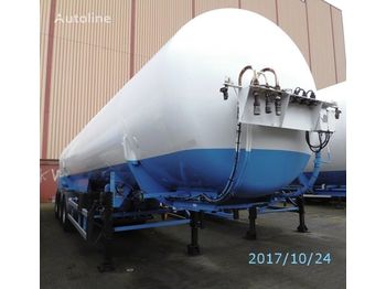 Tanker semi-trailer for transportation of gas KLAESER GAS, Cryogenic, Oxygen, Argon, Nitrogen: picture 1