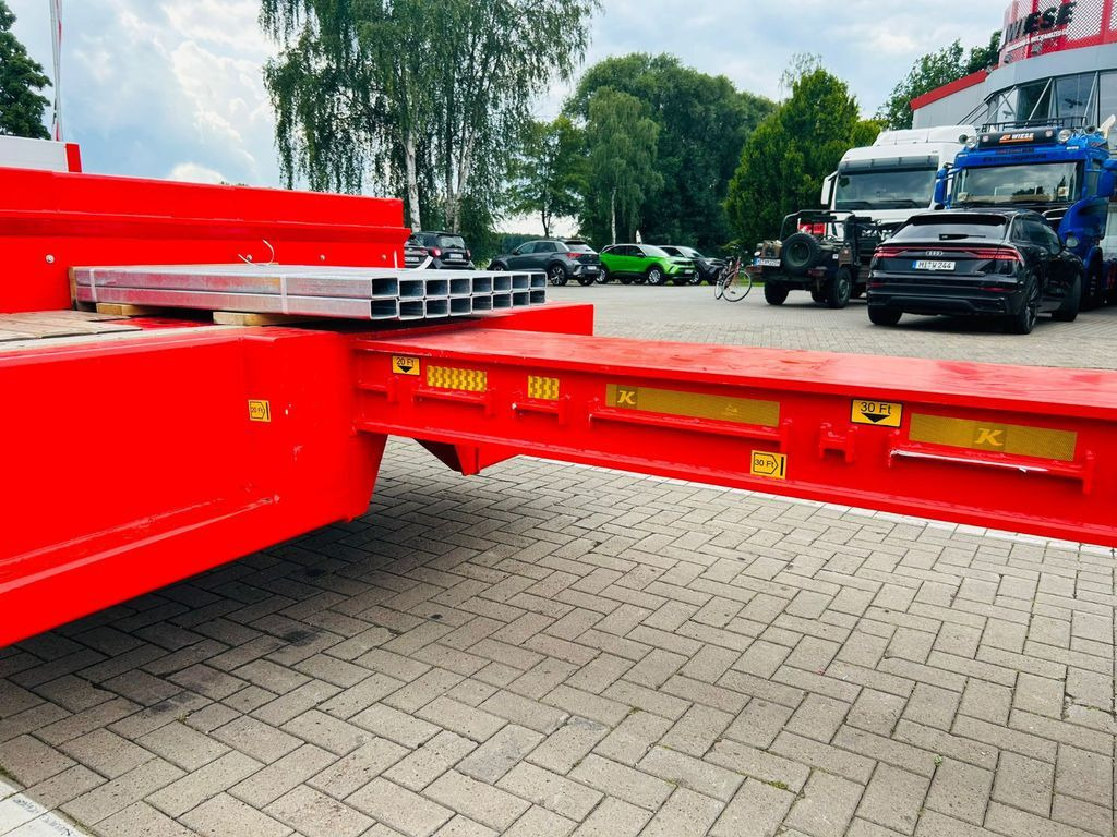 New Low loader semi-trailer Kässbohrer KSLA RJ Mega Jumbo Tieflader mit Radmulden tele: picture 11