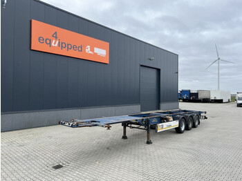 Container transporter/ Swap body semi-trailer Krone 40FT/45FT, BPW+trommel, leeggewicht: 4.720kg, NL-chassis, APK: 07/2023, 5x beschikbaar: picture 1