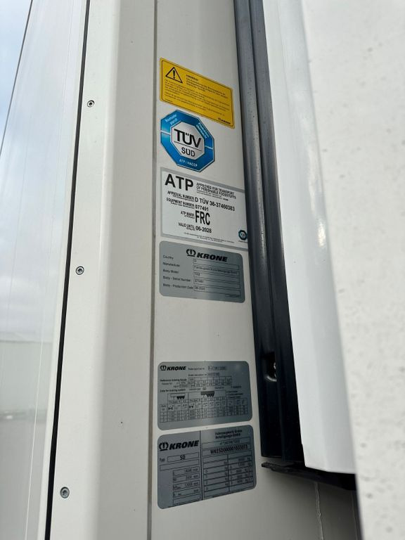Refrigerator semi-trailer Krone SDR ThermoKing A400 Doppelstock Pal Kasten: picture 8