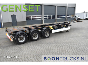 Container transporter/ Swap body semi-trailer Krone SD + GENSET | 2x20-40-45ft HC * 2x EXTENDABLE * NL TRAILER: picture 1