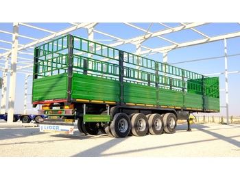 New Dropside/ Flatbed semi-trailer LIDER 2022 MODEL NEW LIDER TRAILER DIRECTLY FROM MANUFACTURER FACTORY [ Copy ]: picture 1