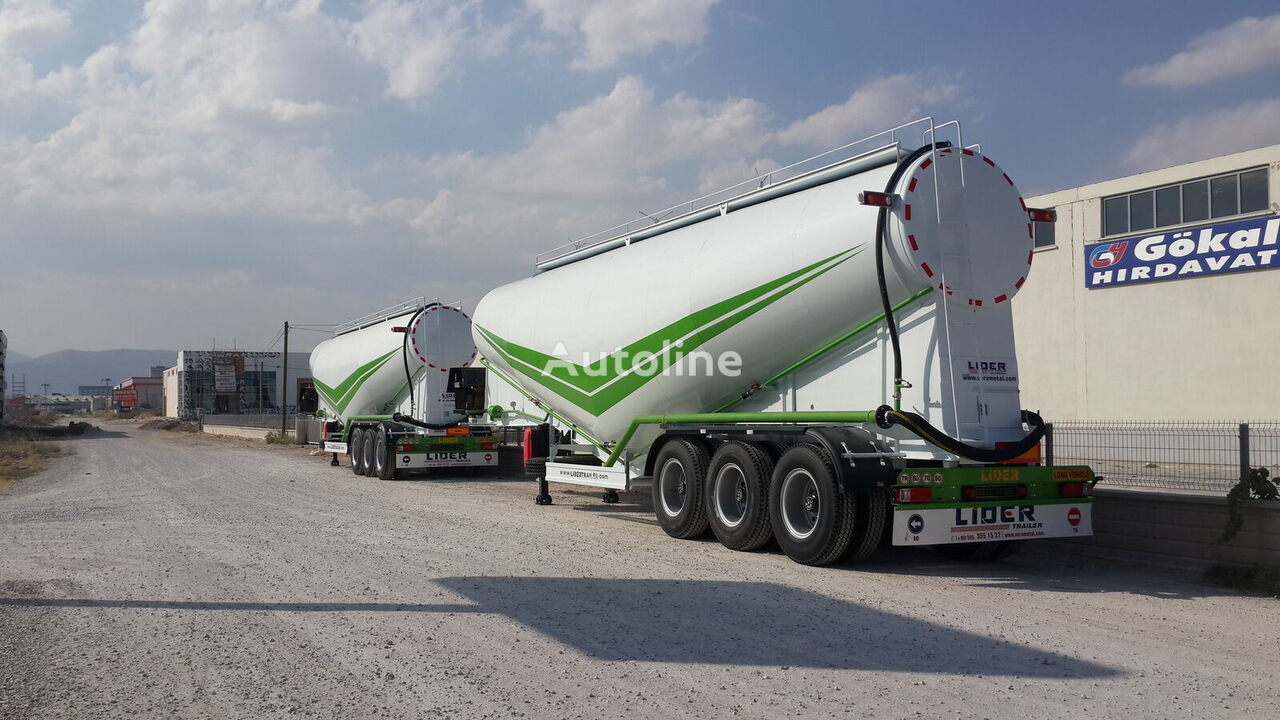 New Tanker semi-trailer for transportation of cement LIDER 2023 NEW 80 TONS CAPACITY FROM MANUFACTURER READY IN STOCK: picture 20