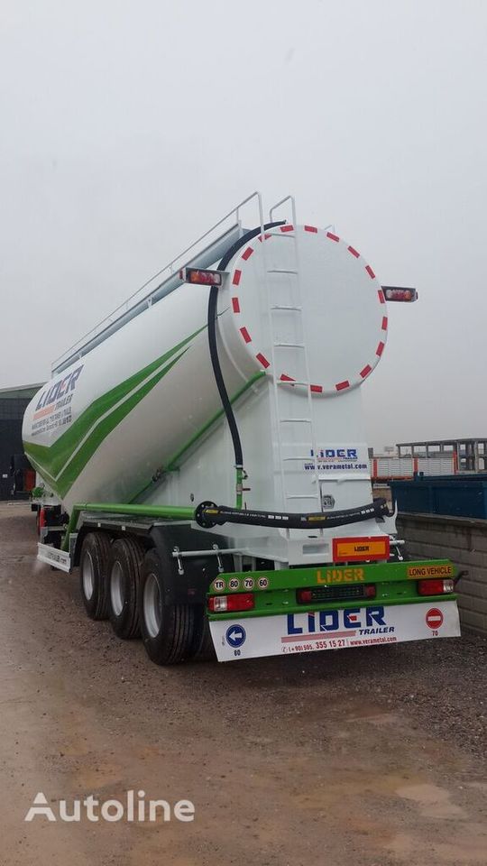New Tanker semi-trailer for transportation of cement LIDER 2023 NEW 80 TONS CAPACITY FROM MANUFACTURER READY IN STOCK: picture 17