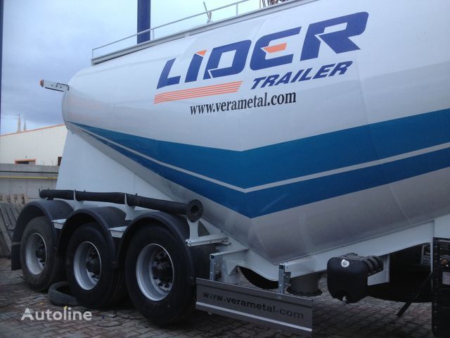 New Tanker semi-trailer for transportation of cement LIDER 2023 NEW (FROM MANUFACTURER FACTORY SALE: picture 2