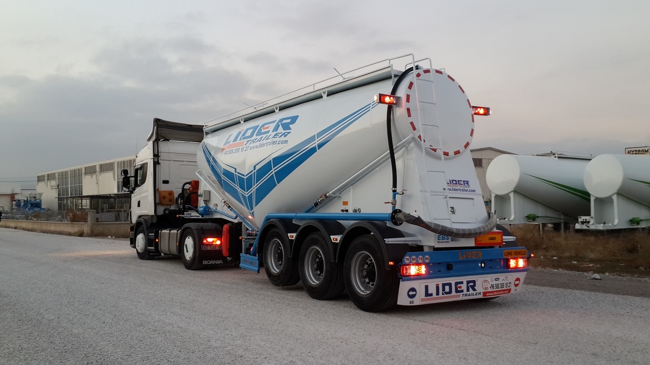 New Tanker semi-trailer for transportation of cement LIDER 2024 MODEL NEW CEMENT TANKER: picture 14