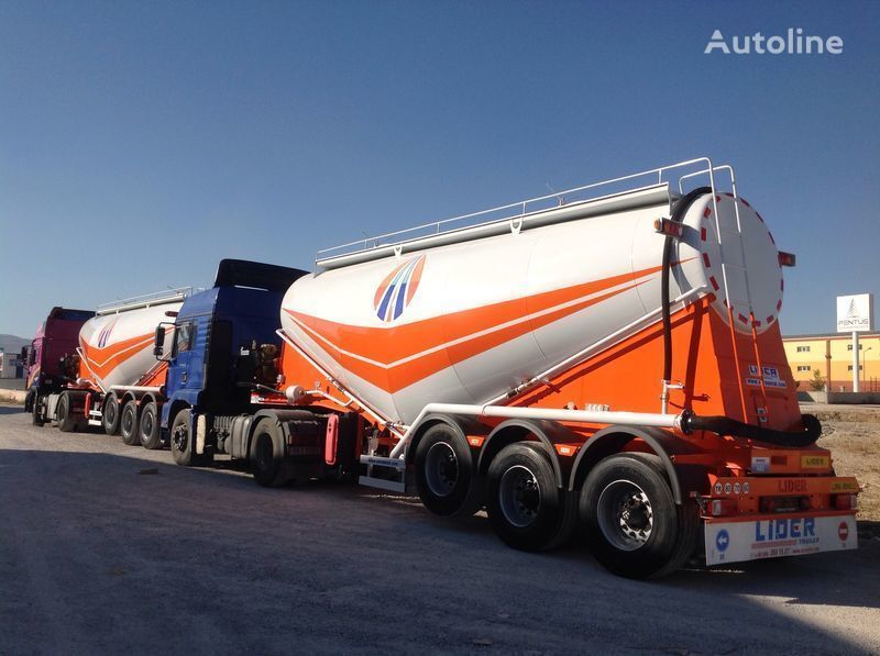 New Tanker semi-trailer for transportation of cement LIDER 2024 MODEL NEW CEMENT TANKER: picture 4