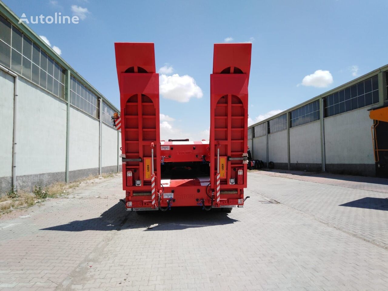 New Low loader semi-trailer LIDER 2024 model 150 Tons capacity Lowbed semi trailer: picture 14