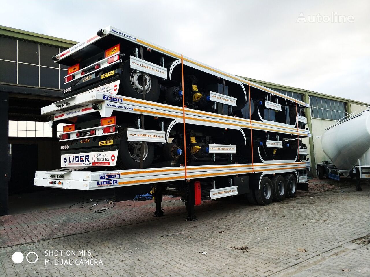 New Container transporter/ Swap body semi-trailer for transportation of containers LIDER NEW 2023 MODELS YEAR (MANUFACTURER COMPANY LIDER TRAILER: picture 8