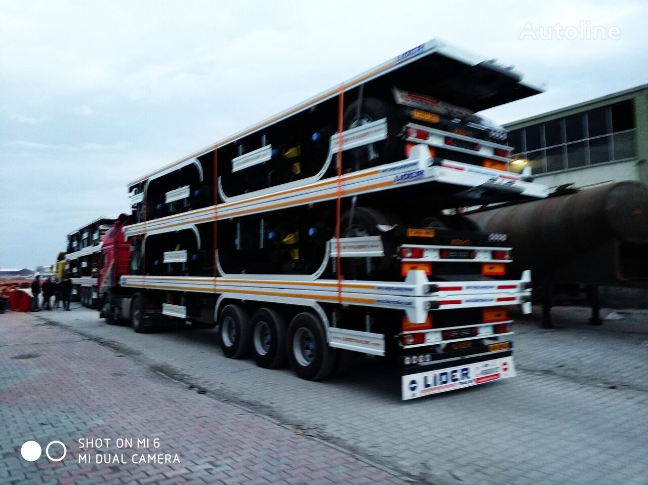 New Container transporter/ Swap body semi-trailer for transportation of containers LIDER NEW 2023 MODELS YEAR (MANUFACTURER COMPANY LIDER TRAILER: picture 3