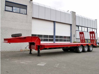 Low loader semi-trailer for transportation of heavy machinery LOHR RTS 75 T: picture 1