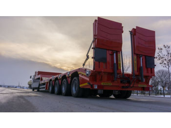 EMIRSAN 4 Axle Lowbed Trailer with Steering Axles - Low loader semi-trailer