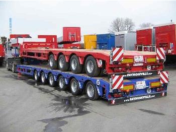 Faymonville 6-Achs-Satteltieflader - 2x teleskopierbar - Low loader semi-trailer